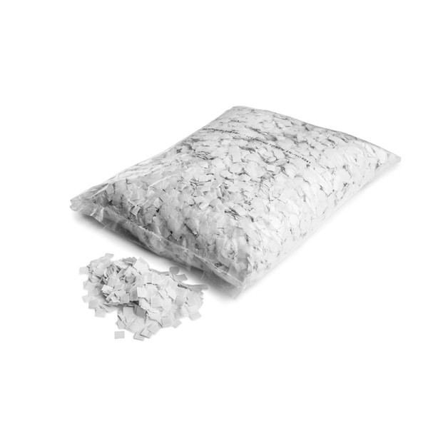 »slowfall« Schnee Konfetti Weiß, 10x10mm, 1kg